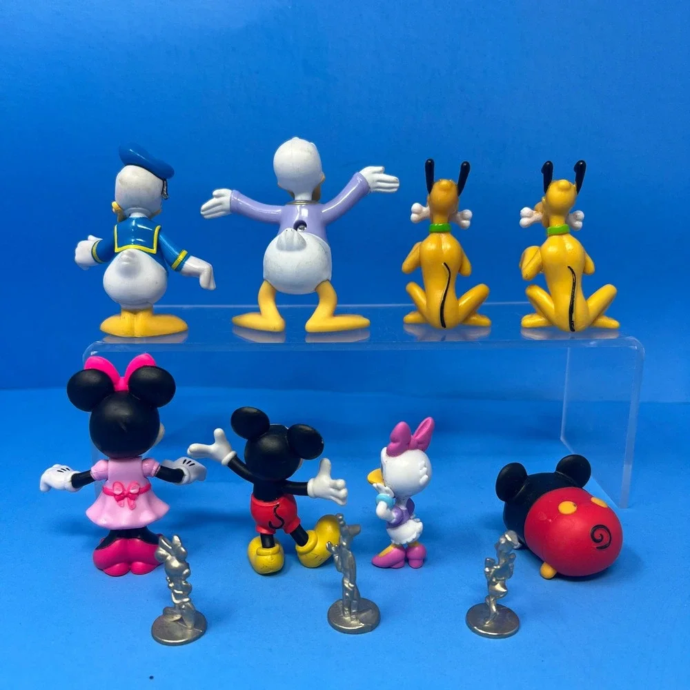 Disney Action Figure Lot Mixed Sizes Colors Mickey Princess Pooh Dalmatians 56pc
